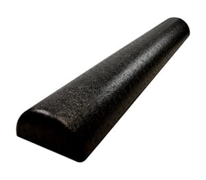 Black Foam Roller High Density Foam Rollers, 6 x 36 Half Round
