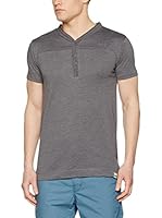 Jeep Camiseta Manga Corta O100300 (Gris Oscuro)