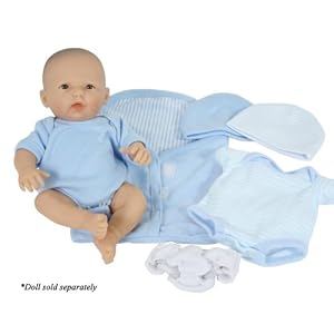 BLUE Onsies Assortment for Berenguer 9.5 Mini Newborn Dolls by 