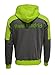 Real Madrid Youth Hoodie Grey Boys Zip Front Fleece Sweatshirt Jacket