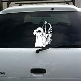 bow hunting vinyl decal big