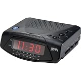 AM/FM Alarm Clock Radio - Black