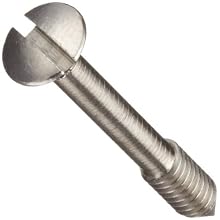 Stainless Steel Panel Screw, Oval Head, Slotted Drive