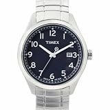 Timex Men's T Series Silver-Tone Expansion Stainless Steel Bracelet Watch #T2M464
