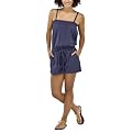 Mossimo Supply Co. Juniors Crinkle Gauze Denim Jean Romper - Blue