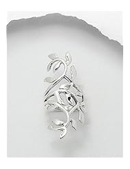Leaf Ring In 92.5 Sterling Silver
