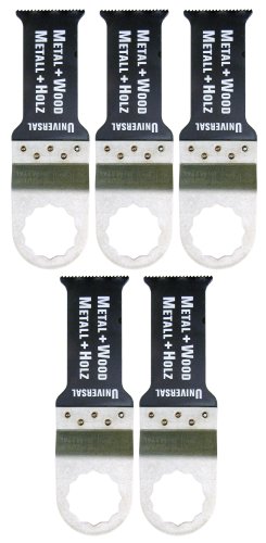 Fein 6-35-02-147-02-1 1-1/8-Inch SuperCut Bi-metal E-cut Blade, 5-Pack