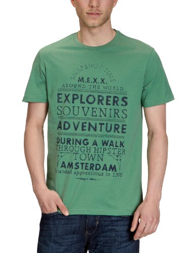 MEXX Herren T-Shirt H5RE4471, Gr. 48 (M), Grn (378) Preisvergleich