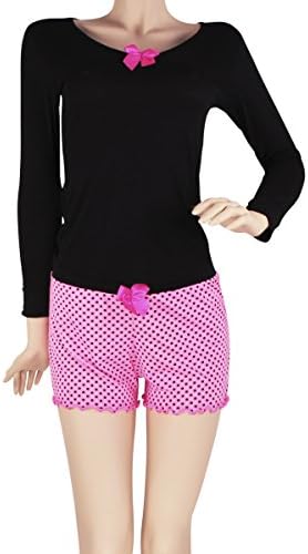 Hipnys Sleepwear SHM04 Ladies Long Sleeve Pajamas PJ Sets for Women Pijama Mujer