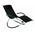 Folding Saturn Moon Rocker Outdoor Garden Gravity Deck Chair Lounger Hammock