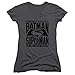 Batman Vs Superman Title Fight Juniors V-Neck Shirt