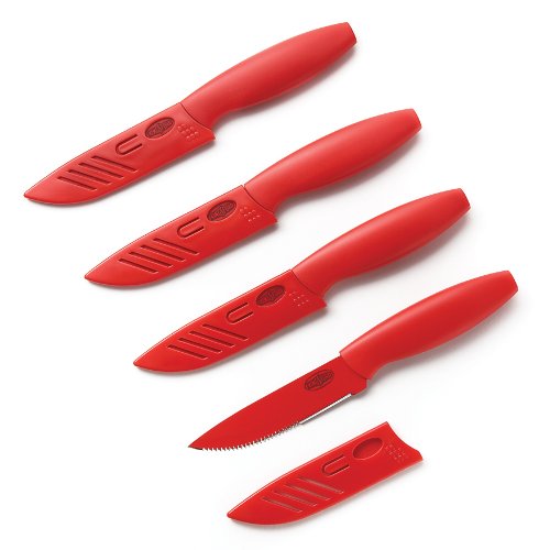Kingsford Memphis Steakhouse Knife Set with Sheaths - Set of 4