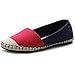 Ollio Women's Ballet Shoe Espadrille Canvas Flat