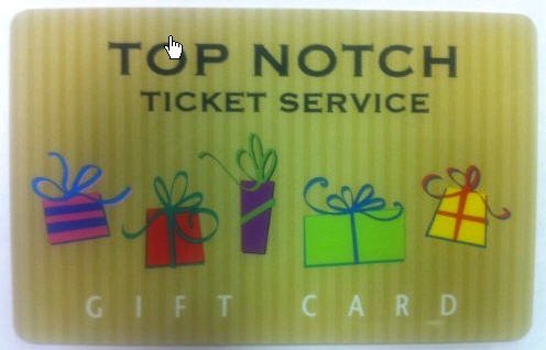 $100 GIFT CARD for event of your choice: Concerts, Sports and Theater Tickets