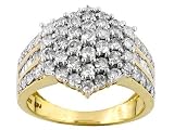 10KT 2.00CTW DIAMOND CLUSTER RING