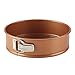 Ayesha Curry 47706 Nonstick Bakeware Nonstick Springform Baking Pan / Nonstick Springform Cake Pan / Nonstick Cheesecake Pan, Round - 9 Inch, Copper
