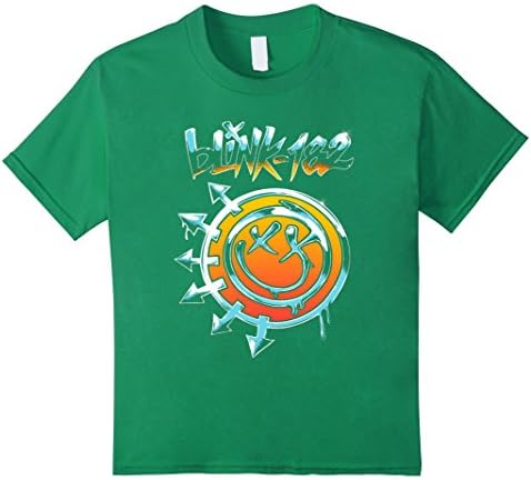 Kids Blink 182 Shirt Smile Punch Shirt For Men's and Women's 10 Kelly Green
