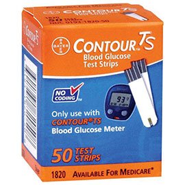 Bayer Contour TS Retail Test Strips  50 Count