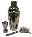 Global Decor Stainless Steel Martini Shaker Set