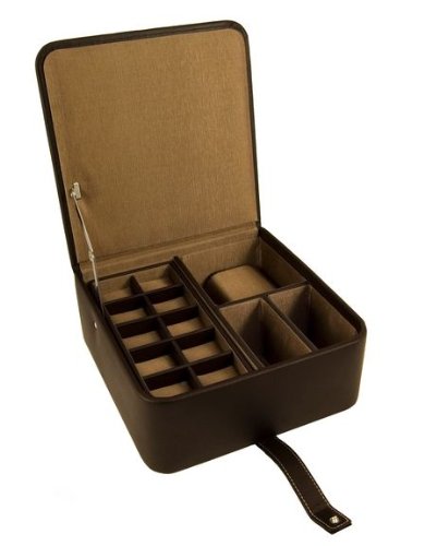 Brown & Biscuit Kensington Watch & Cufflink Box