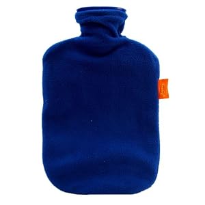 FASHY 6530 Thermoplast-Wärmflasche + Bezug, 2,0l