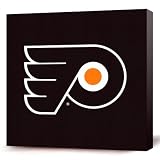 NHL Philadelphia Flyers Dark Logo Canvas Print (12 x 12)