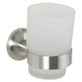 Enzo Rodi 630482 Glashalter mit Glas Serie Pyrit aus Edelstahl