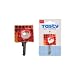 YELLOW WAFFLE W RED STRAWBERRIES Original DCI Universal Tasty Key Topper, 26874-WAF