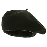 Wool Beret - Black W08S63E