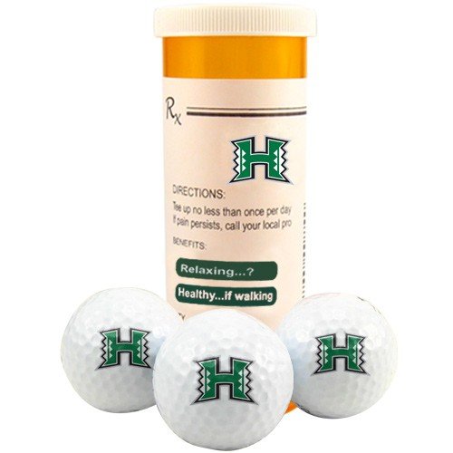 Hawaii Warriors Rx Three Pack Golf Balls