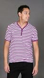 Hentee S/S Adult Henley in Purple by Fyasko Clothing