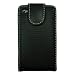 Housse similicuir de protection � fermeture par clip aimant� pour nouveau iPod Touch 4�me G�n�ration convient pour iPod 8G 32G 64G (Noir)