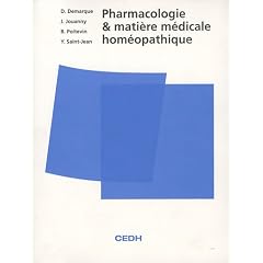 Pharmacologie et mati�re m�dicale hom�opathique