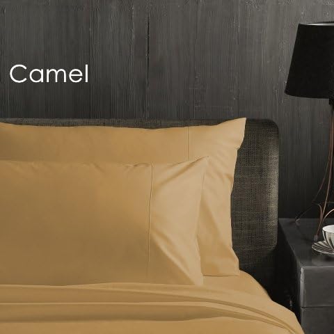 iEnjoy Bedding Full-Camel Ultra-Fine Weave Combed Easy Care Sheet Set