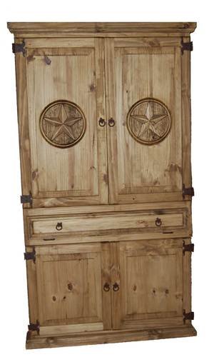 Discount Computer Armoire with Star