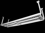 HyLoft 00181 Super Pro 96 by 24-Inch Overhead Storage System, White