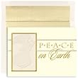 Peace On Earth Angel Religious Christmas Cards -
