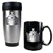 Los Angeles Kings NHL Stainless Steel Travel Tumbler & Black Ceramic Mug Set - Primary Logo by Great American Products