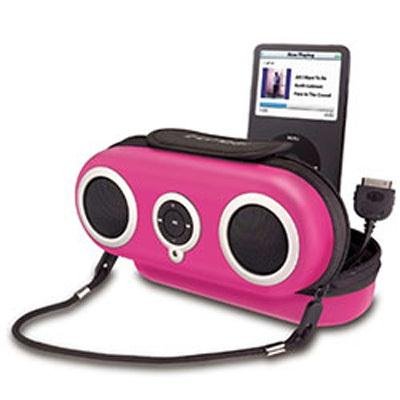 iHome iH13B Protective Speaker Case for iPod (Pink)