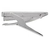 Plier/Tacker Stapler,Top-load,Anti-Jam,210 Staple Cap,Chrome, Sold as 1 each