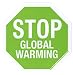 Stop Global Warming Fridge Magnet