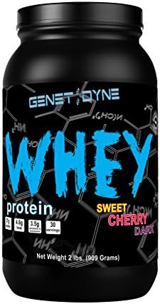 Genetidyne Whey Protein (Sweet Cherry Dark, 2lb)