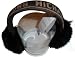 Women's Michael Kors Ear Muffs Rabbit Hair Chocolate/Dark Camel