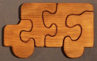 41xXPdcbDtL Wooden Educational Jig Saw Puzzle   Truck