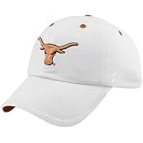 Zephyr Texas Longhorns White Team Mascot Z-Fit Hat