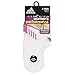 adidas Women's Climacool X III Super No Show Socks (2 Pack), One Size, White/Mono Pink/Light Onix