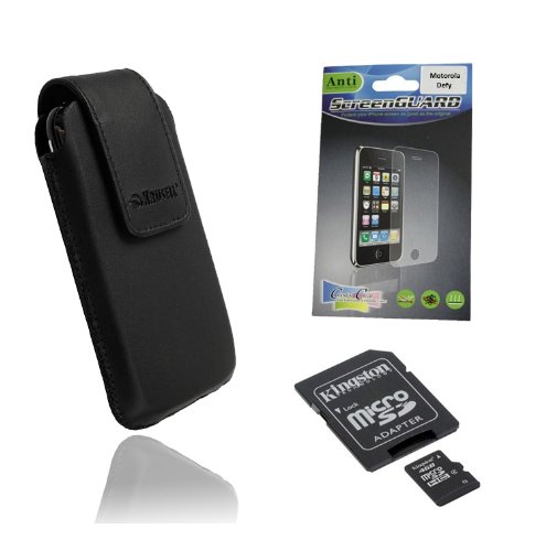 Krusell Motorola Defy Starter Set bestehend aus Handytasche, Schutzfolie und Speicherkarte Preisvergleich