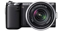 Sony NEX-5NKB Systemkamera (16,1 Megapixel, 7,5 cm (3 Zoll) Display, Live View) inkl. 18-55mm Objektiv