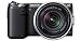 Sony NEX-5NKB Systemkamera (16,1 Megapixel, 7,5 cm (3 Zoll) Display, Live View) inkl. 18-55mm Objektiv