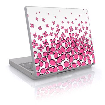 Pink Daisy Field Design Skin Decal Sticker Cover for Laptop Notebook Computer - Protect and Decorate your Laptop